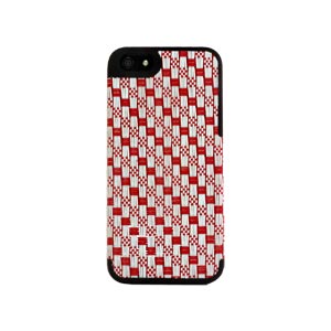 HUS SPATE IPHONE 5 RED WEAVE DESIGN