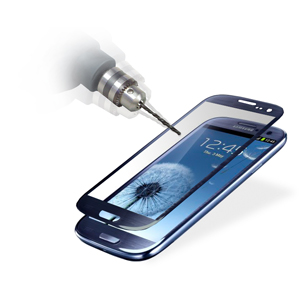 FOLIE SECURIZATA SAM. I9300 / S III ALBASTRU