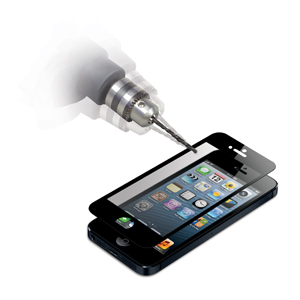 FOLIE PROTECTIE IPHONE 5 NEGRU